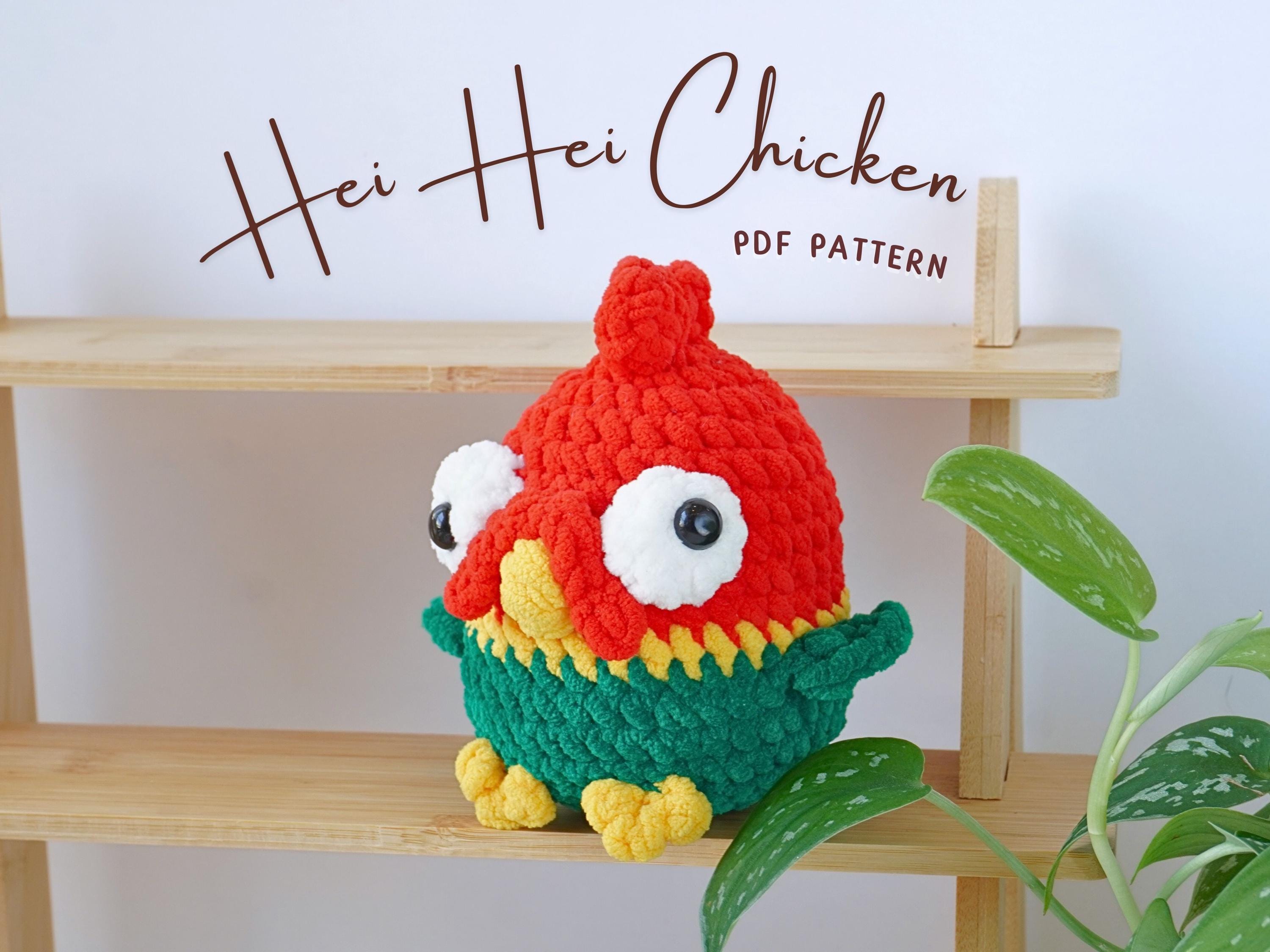 30 Rooster Crochet Patterns to Add Farmhouse Charm to Your Home Decor 16 Clumsy Rooster Amigurumi Crochet Pattern