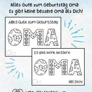 2 kleurplaten oma | Foto verjaardag oma | Kleurplaat voor kinderen | Kleurplaat Oma | Knutselsjabloon kind | verf kind | Cadeau beste oma