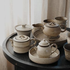Pottery teapot, coffee pot, Zen tea set,Jingdezhen ceramics,Handmade pottery,Mottled texture, Gongfu Tea-wares, Vintage Teapot, gift for him