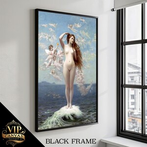 Venus Canvas Painting - Jean-Léon Gérôme - Classical Art Masterpiece for Elegant Home Decor Gift
