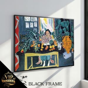 Interior con jarrón etrusco" de Henri Matisse: una exploración del color y la composición