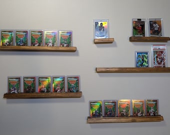 Trading Card display shelves and stands
