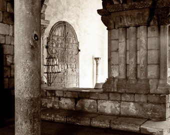 Apelación medieval - Arquitectura gótica de la Edad Oscura, Edad Media, Período Medieval, Encanto del Viejo Mundo, Decoración gótica, Impresión firmada