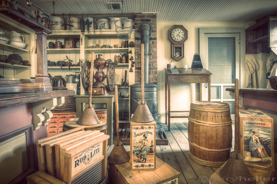 Old General Store Photograph, Antiques and Vintage Items, Nostalgic