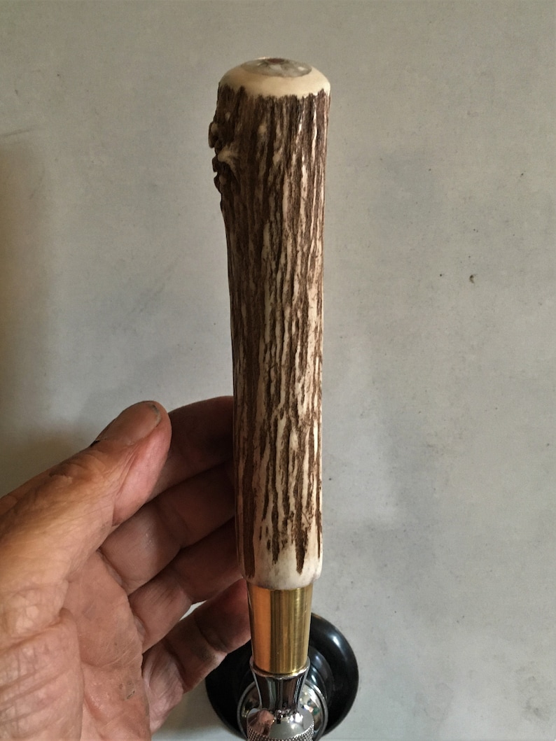Custom Elk Spike Antler Beer Tap Handle on Etsy Gear Shift Etsy