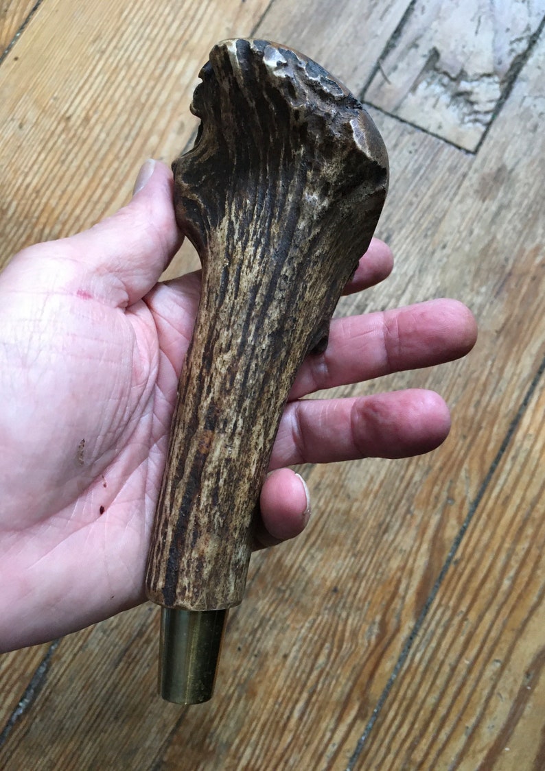 Custom Elk Spike Antler Beer Tap Handle on Etsy Gear Shift Etsy