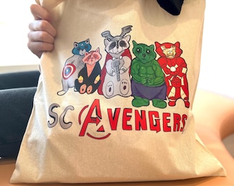 Sc- Avengers medium tote bag