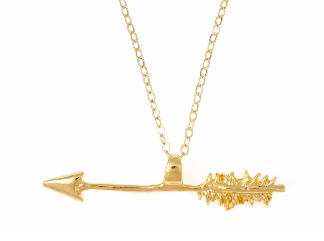 Coral Arrow Necklace main image 0