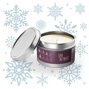 Spa Retreat Scented Candle Tin