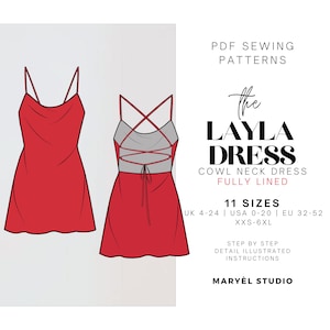 backless mini dress pattern Backless maxi dress