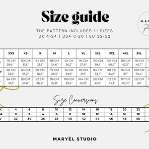Hoodie Sewing Pattern| Oversized Sweatshirt Pattern| PDF Digital Instant Download| Beginners Sewing Patterns| US 0-20 image 10