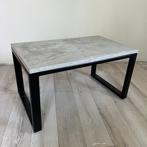 Concrete coffee table / Concrete furniture /  Loft table / Industrial furniture / Minimalist table