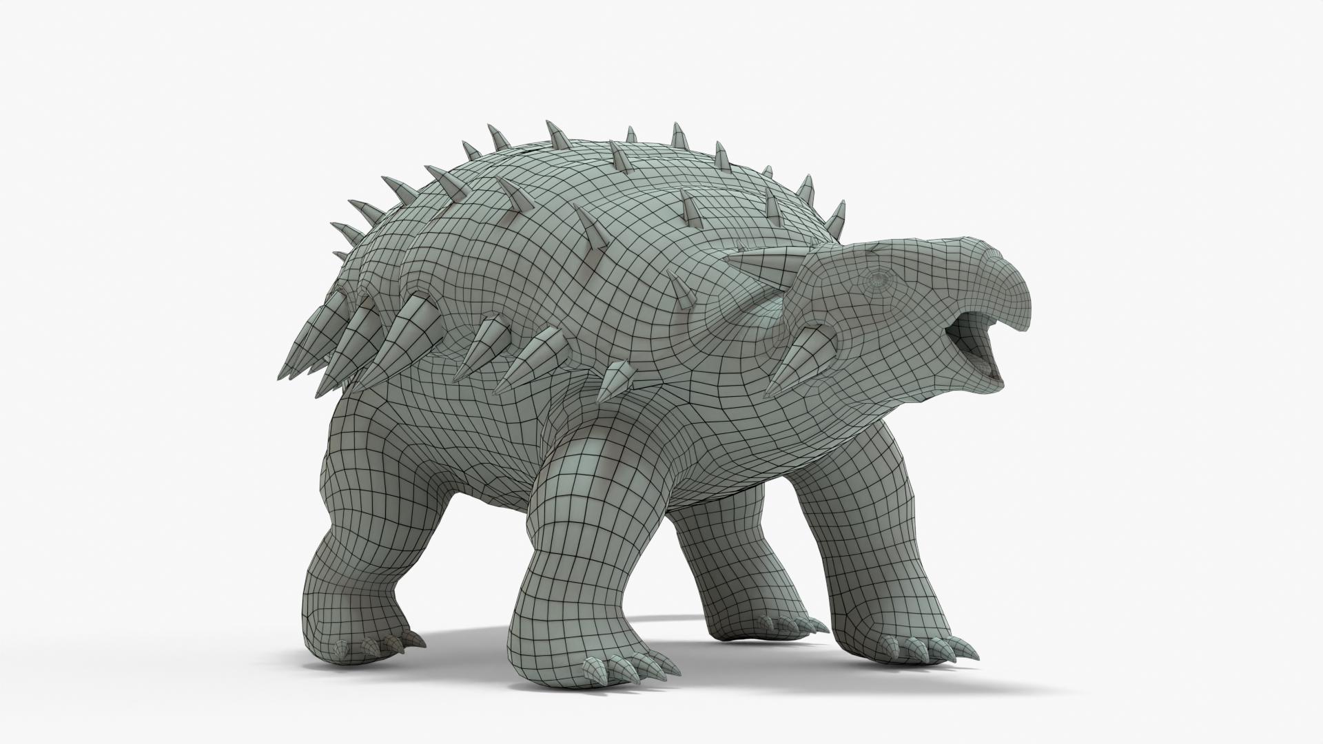 Ankylosaurus Rigged Basemesh 3D Model - Etsy