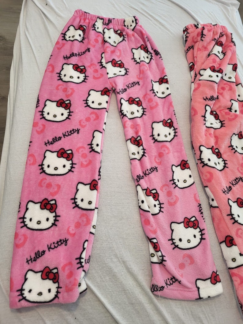 Soft Hello Kitty Pyjama Pants, Sanrio Hello Kitty Pajamas , Matching Couple Pants Cute Hello