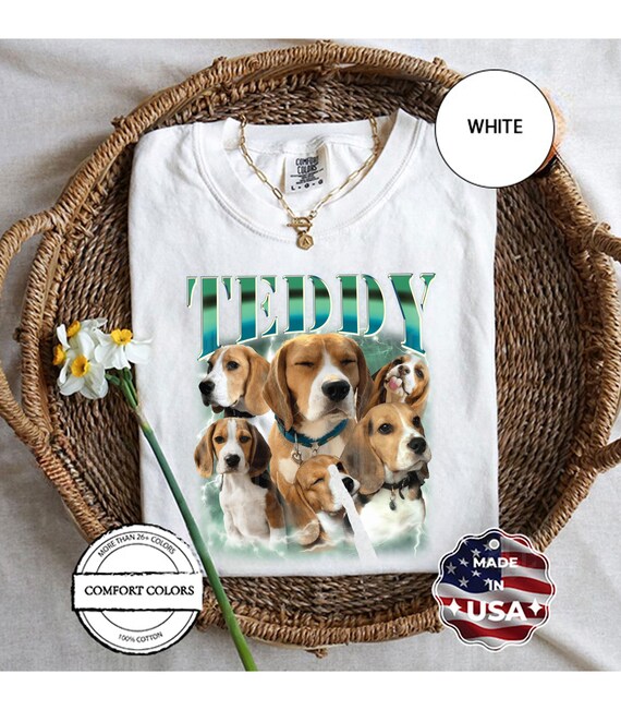 Comfort Colors Custom Beagle Dog Bootleg Shirt, Custom Pet Shirt