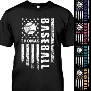 Personalized Baseball Shirts, Front and Back Side Custom Baseball Shirt Gift For Dad, Gift For Him/Her, Baseball Lovers, Baseball Fans Gifts