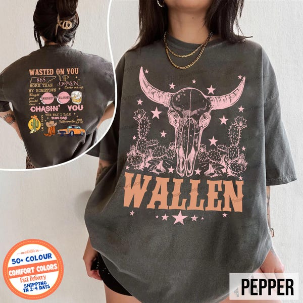 Morgan Wallen Country Concert Comfort Colors-skjorta, Western Boot Graphic-tröja, Whiskyälskare-gåva, Nashville-turnéoutfit, Countrymusiktröja
