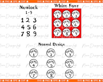 Paquete SVG de Cosa 1, Cosa 2: Diseños personalizados (Descarga digital)