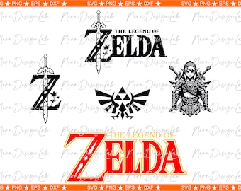 Direct downloaden... The Legend of - Clipart - 5 ontwerpbundel - Svg Png Eps Dxf