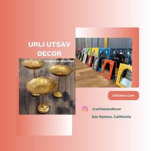 Urli Utsav Decor brings timeless Indian festive elegance to homes across the USA — beautifully handcrafted, thoughtfully delivered.