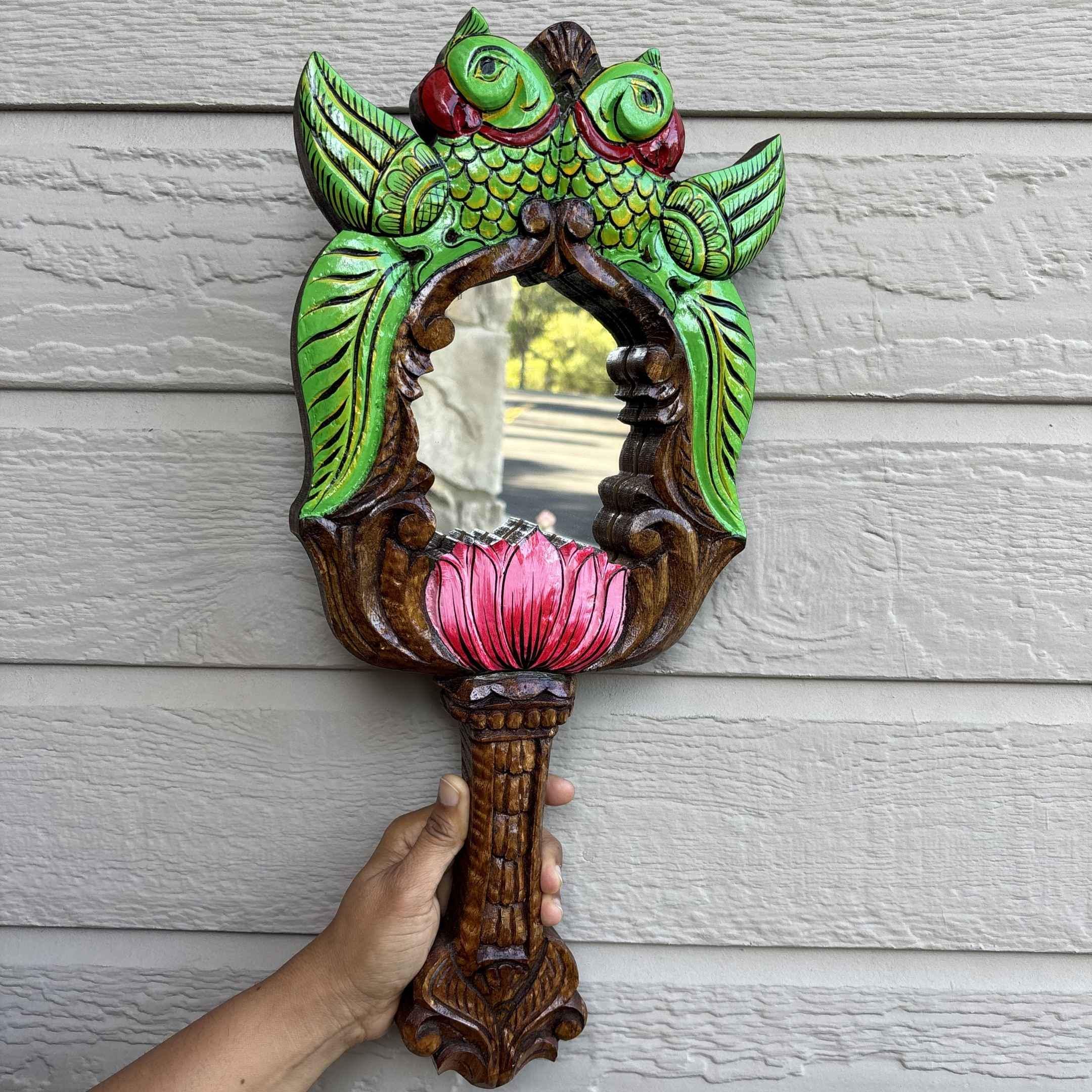 Carved Vintage Wooden Mirrors India - Etsy