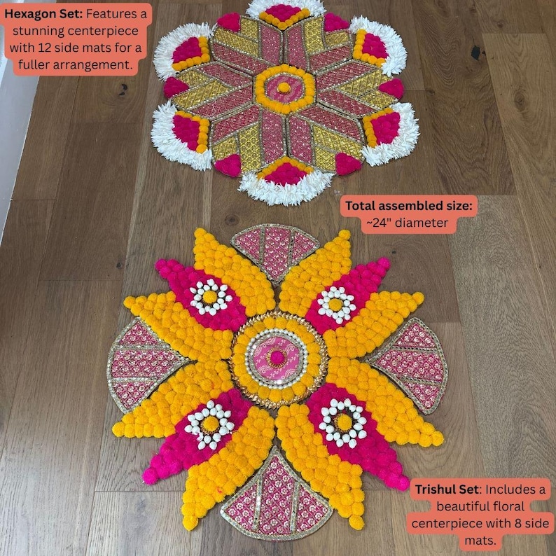 Urli Utsav Handcrafted Indian Rangoli Set - Etsy