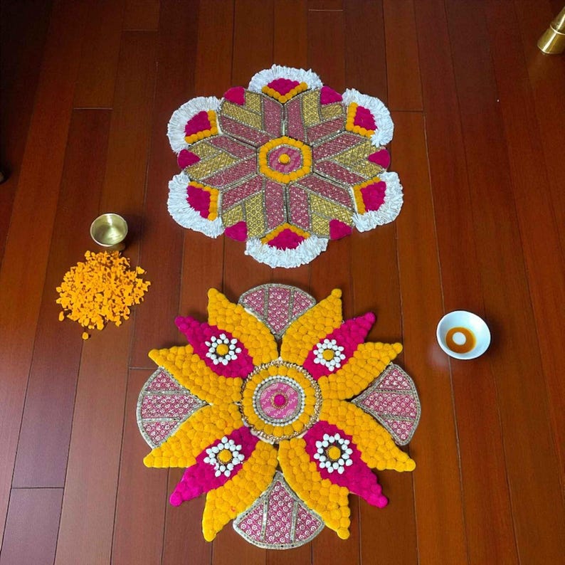 Urli Utsav Handcrafted Indian Rangoli Set - Etsy