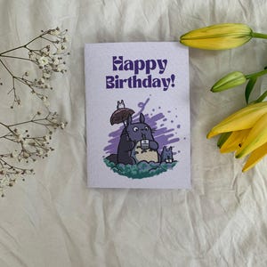 Biglietti d'auguri anime. Perfetti per gli amanti degli anime! Il mio vicino Totoro.