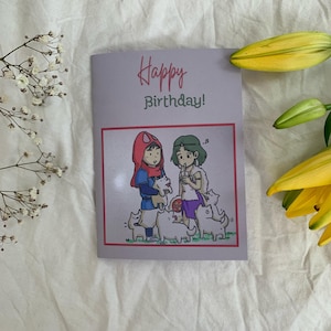 Biglietti d'auguri anime. Perfetti per gli amanti degli anime! Principessa Mononoke.