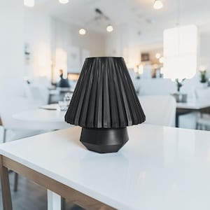 Pilz Tischlampe | Gemütliche Tischlampe | Stimmungsbeleuchtung | Kleine Nachttischlampe | 3D gedruckter Lampenschirm | Modernes Nachtlicht