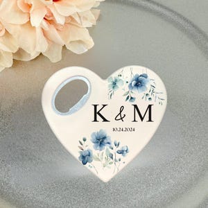 Personalized Heart Bottle Opener Wedding Favor, Wedding Favors For Guests, Custom Gift Favors, Save The Date Magnets, Wedding Gift, Favors