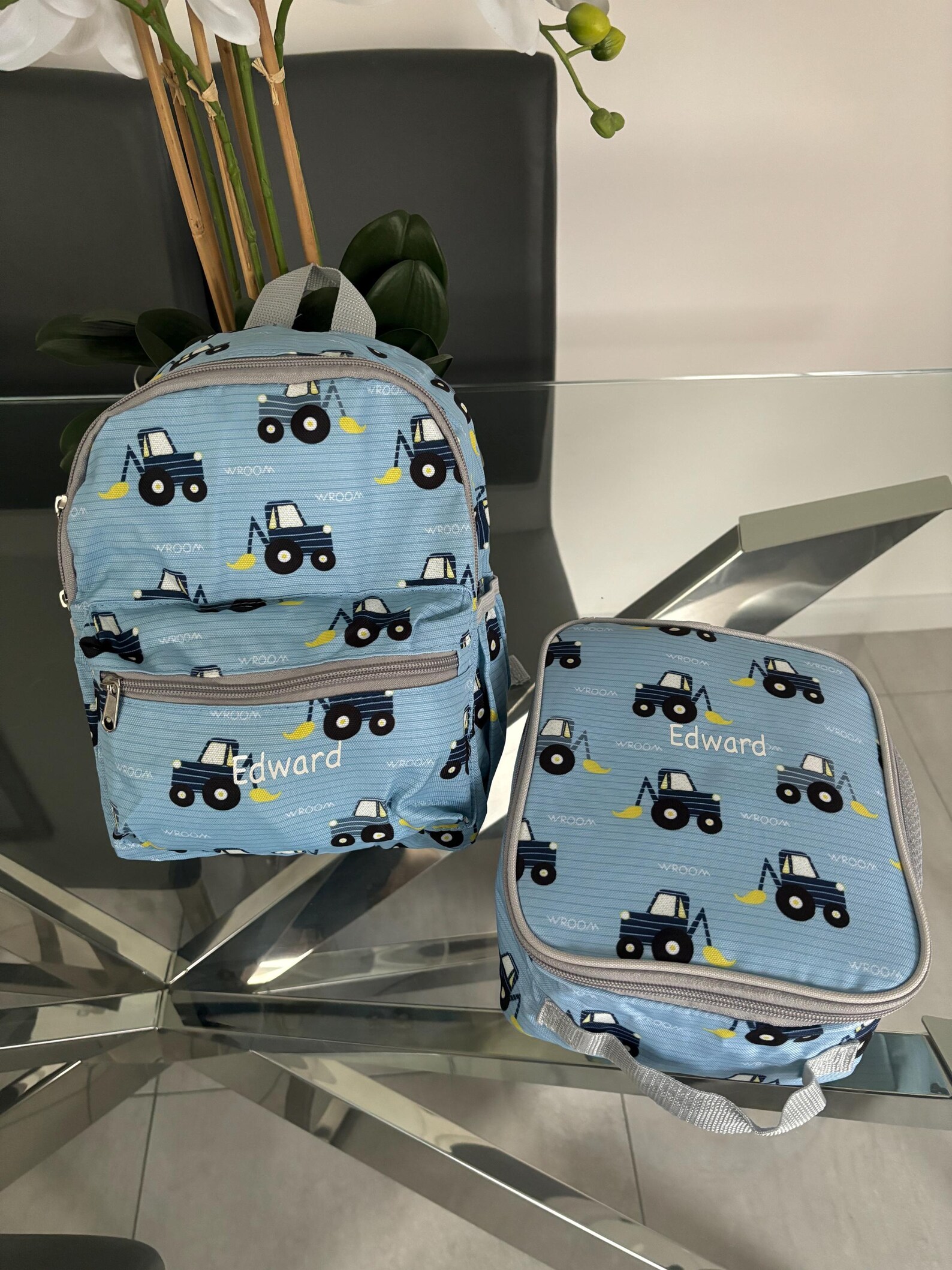 Custom Kids Backpack SET, Personalised Nursery Toddler Bag, Kid ...