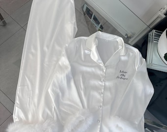 Bride pyjamas, personalised pyjamas, bride night-ware, bride honeymoon pyjamas, future MRS pyjamas, bride hen pyjamas, custom bride pyjamas