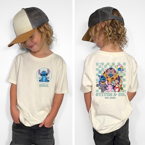 Custom Stitch Shirt, Disney Stitch Trip T-Shirt, Stitch and Co Kids Shirt, Disneyland Lilo and Angel Vacation Sweatshirt