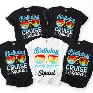 Birthday Cruise Shirt, Cruising Birthday Tee, Cruise Crew T-Shirt, Cruise Vacation Gift, Birthday Trip T-Shirt