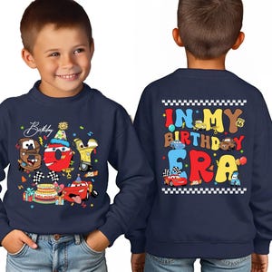 Lightning McQueen Birthday Boy Shirt, Disney Cars Birthday Shirt, Pixar Custom Family Matching Birthday Shirt, Disney In My Birthday Era Tee