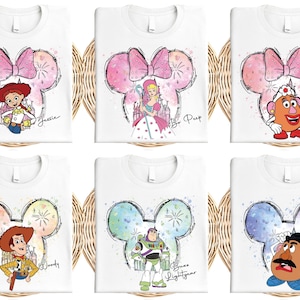 Toy Story Shirt, Disney Buzz Lightjahre T-Shirt, Sheriff Woody und Jessie Tee, Mrs. Potato Head Sweatshirt, Mickey Head Forky Shirt