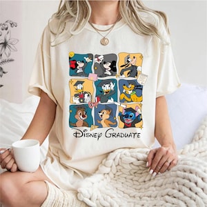 Disney Graduate Shirt, Mickey Grad Gift, Graduation Senior  T-Shirt, Minnie Graduation Party Tee, Disneyland Class of 2025 T-Shirt