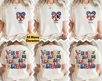 2026 Disney Cruise Shirt, Mickey Graduation Trip T-shirt, Minnie Cruising Tee, Family Grad Vacation Gift, Senior Graduate Cruise Sweatshirt