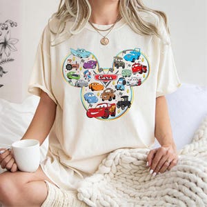 Disney Cars Shirt, Lightning McQueen Boy Gift, Mickey Head T-Shirt, Tow Mater Tee, Doc Hudson Sweatshirt, Cars Squad T-Shirt