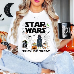 Star Wars Halloween Shirt, Disney Darth Vader T-Shirt, BB8 Spooky Sweatshirt, Galaxy Wars Halloween Hoodie, Star Wars Horror Gift
