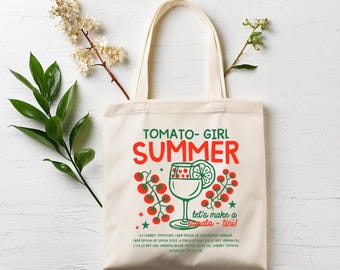 Sac fourre-tout d'été fille tomate, fourre-tout du marché fermier tomates, sacs tomates du jardinier, fourre-tout tomates d'été fille, sacs fourre-tout fille frais de la ferme