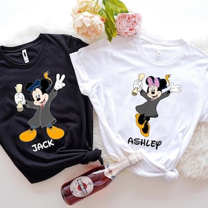 Mickey Graduation Shirt, Minnie Senior Gift, Disney Class of 2025 T-Shirt, Mouse Graduation Party Tee, Disneyland Grad Trip Sweatshirt