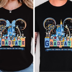 Disney Graduation Shirt, Mickey Grad T-Shirt, Minnie Graduation Gift, Disneyland Family Graduation Trip, Graduation Class Sweatshirt