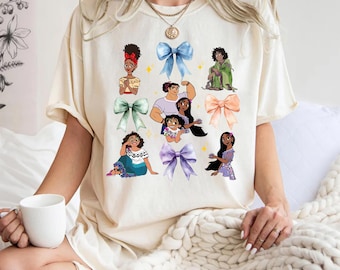 Coquette Bow Encanto Family Shirt, Disney Mirabel Tee, Madrigal Sweatshirt, Magic Kingdom Gift, Disneyland Girls Trip T-Shirt