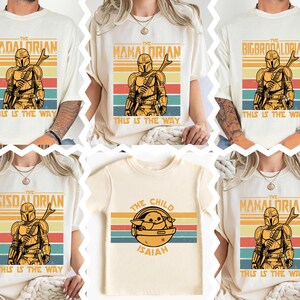 Star Wars Familien-Shirt, Darth Vader Dadalorian Mamalorian T-Shirt, Galaxy Wars Familien-Ausflug-T-Shirt, Star Wars Familien-Geburtstags-Party T-Shirt