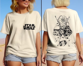 Disney Star Wars T-Shirt, Darth Vader Tee, Galaxy's Edge Men Shirt,  Star Wars Day Gift, Death Star Tee, May The 4th Be With You Sweatshirt