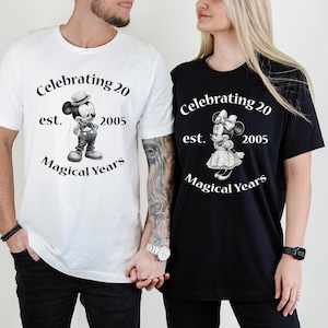 Disney Jubiläum Shirt, Mickey Hochzeit seit Jahr T-Shirt, Minnie Paar Reise T-Shirt, Disneyland Ehemann Wifey Sweatshirt, Maus Jahrestag
