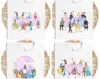 Princess Birthday Shirt, Disney Birthday Family T-Shirt, Princess Birthday Girl Gift, Magic Kingdom Birthday Party Tee