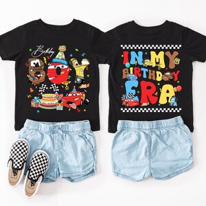 Lightning McQueen Birthday Boy Shirt, Disney Cars Birthday Shirt, Pixar Custom Family Matching Birthday Shirt, Disney In My Birthday Era Tee